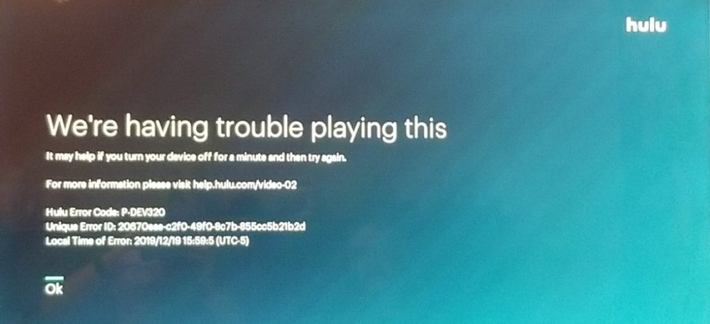 Hulu error code p-dev320: what it is and how to fix it?