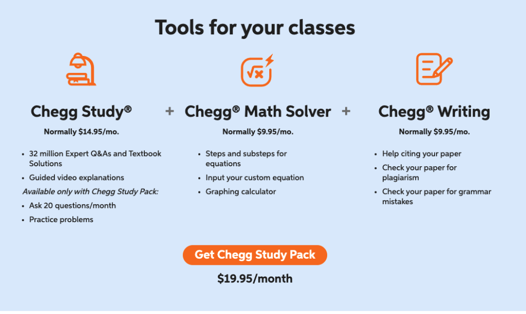 chegg free trial