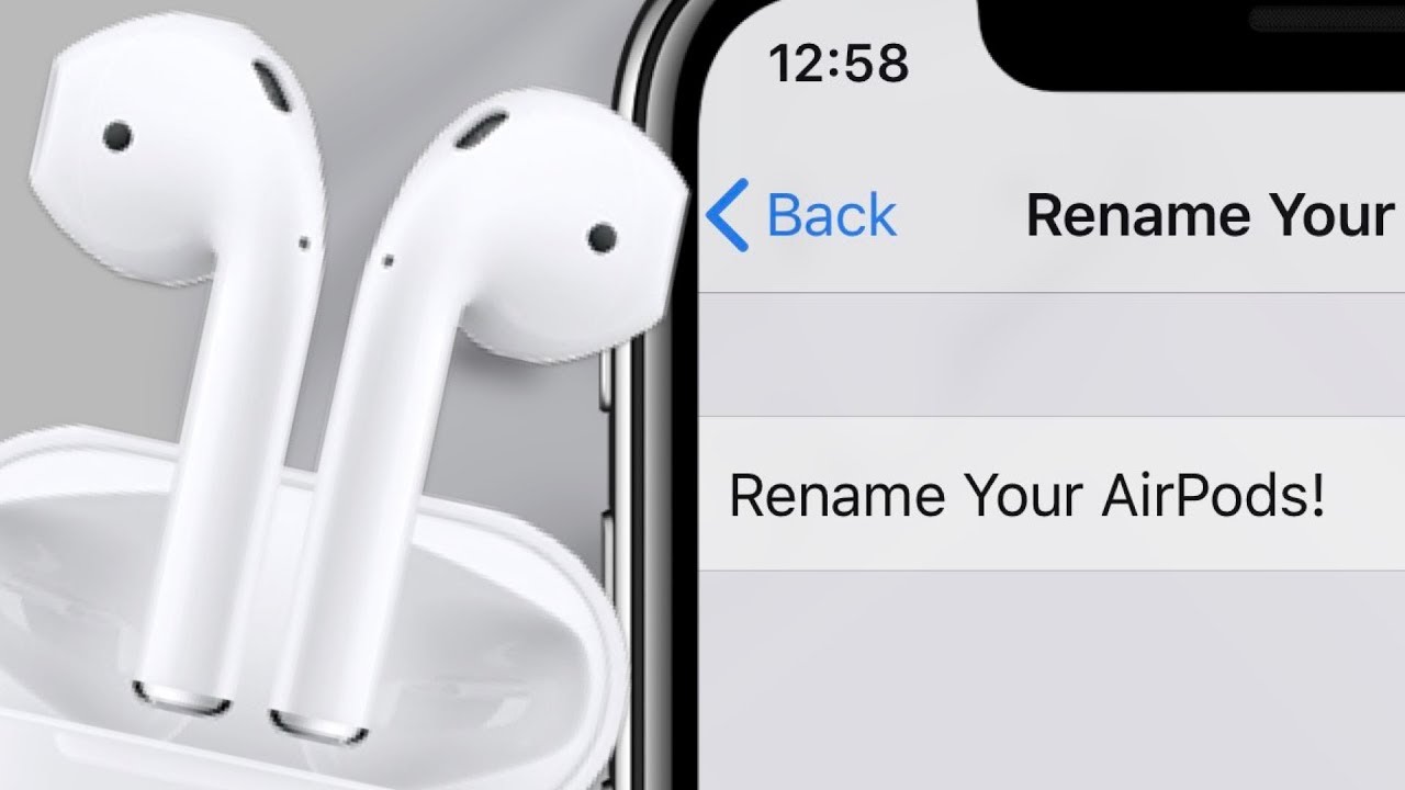 how to change the Airpod name