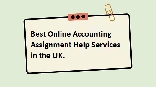 accounting assignments help online