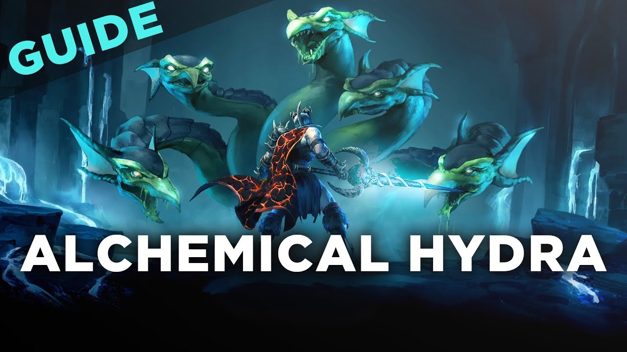 The Alchemical Hydra boss from Oldschool Runescape